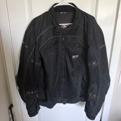 Fieldsheer AT9 Mesh Motorcycle Riding Jacket - Men's 2XL Black