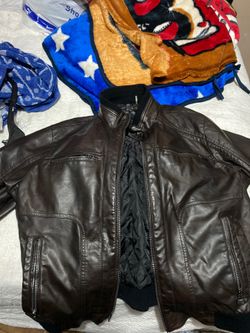 Calvin Klein leather jacket