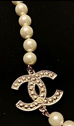 Chanel Double C Pearl Necklace Complete for Sale in New York, NY - OfferUp