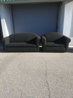 2 piece Black sofa set..New..