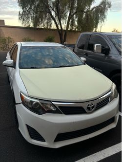 Toyota Camry White Sedan