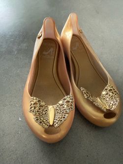 Butterfly Mini Melissa slip on flats size 13