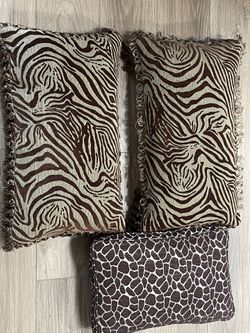 Animal Print Decorative Pillows