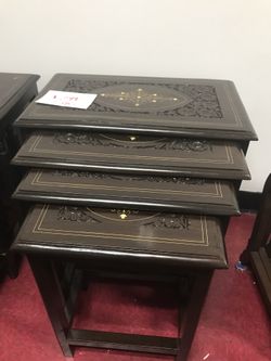 Tables set (solid wood