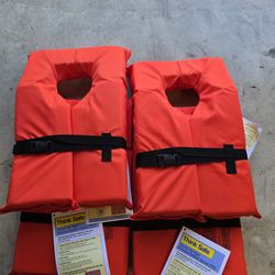 4 Life Jackets BRAND NEW
