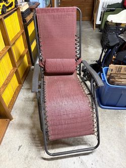 Reclining lawn chair  free