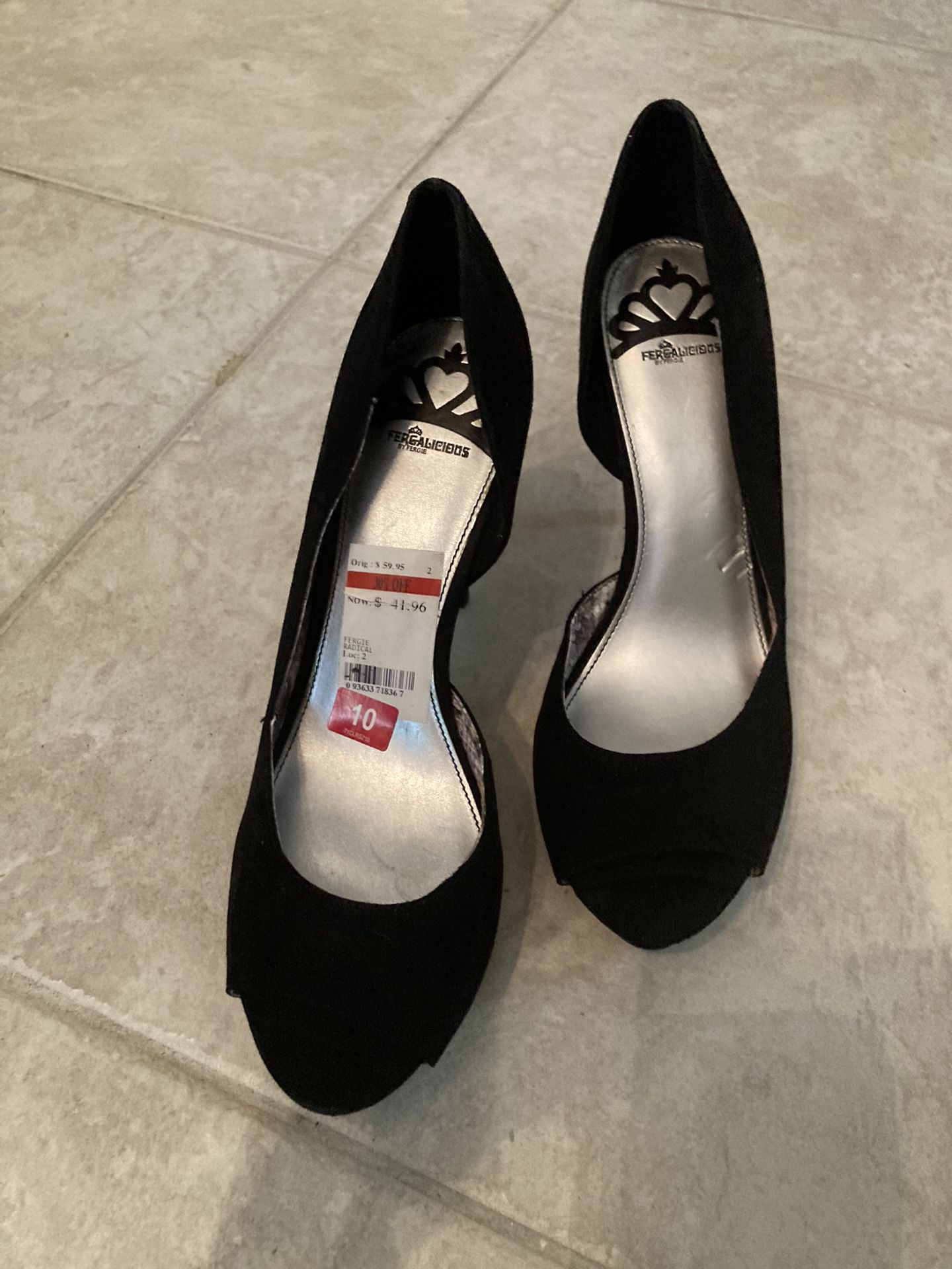 Beautiful Black Heels Barely Used