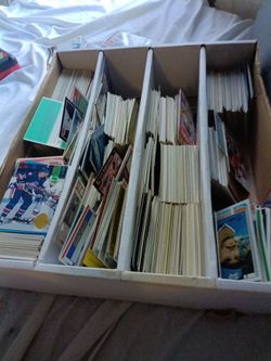 Large Lot of Vintage Sports Trading Cards