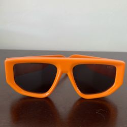 DEZI Sunglasses Orange BACK TRACK Dark Smoke Lens