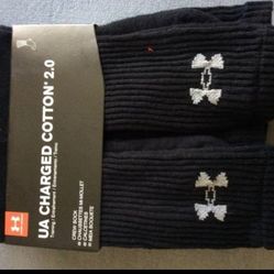 Under Armour UA Charged Cotton 2.0 sock -6-Pack
