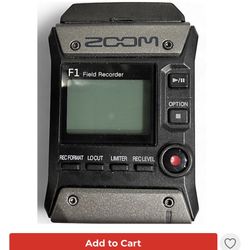 Zoom ZFILP F1 Lav Field Recorder MultiTrack Recorder
