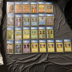 Pokémon Graded Slab Collection – 30+ cards” Price: $1600 Or OBO