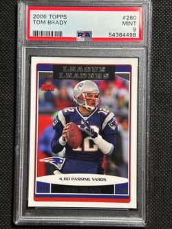 2006 Topps Tom Brady Psa 9 Mint New England Patriots🔥🔥🔥