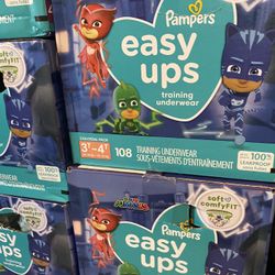 Pampers Easy Ups Size 3t-4t,4t-5t($35 Each Or 2/$65)