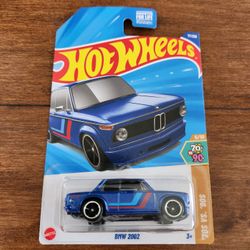 Hot Wheels BMW 2002 Vintage BLUE