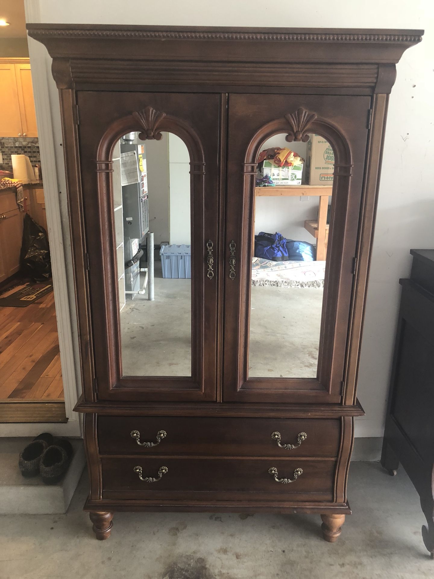 Antique vintage armoire