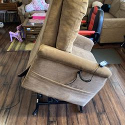 Motor Lift Chair for Seniors Ex. Condition silent motor. Very comfortable, reclines & lifts smoothly. Made by Pulaski about $1000.00 new plus shipping