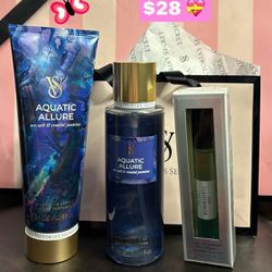 Victorias Secret Gift Set Fragrance Lotion, Mist, Perfume