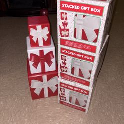 Stacked Gift Box Decorations 