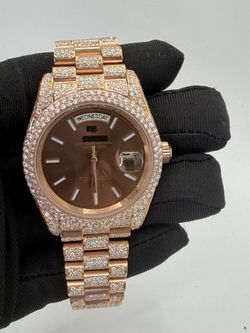 luxury bust down watch