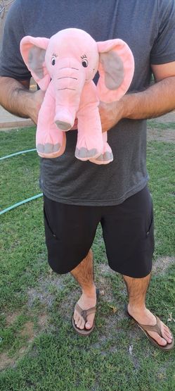 Teddy Mountain Pink Elephant Plush For Kids