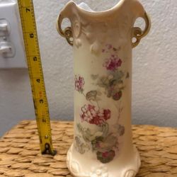 JARRON ANTIGUO DE PORCELANA FILETEADA C/U