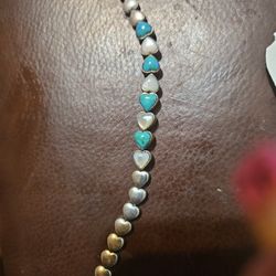 Sterling Silver and turquoise 
