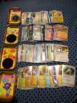Pokemon cards found cleaning out a storage locker no offers no trades serious buyers only please 75th avenue and Indian School crosses for pickup