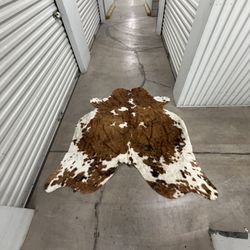 Real Cowhide Cow skin Rug 72x75”