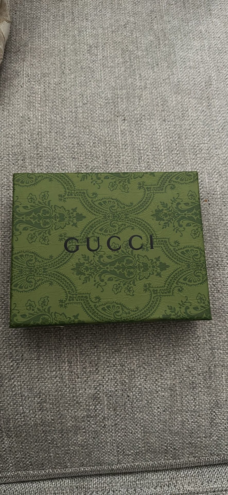 Gucci Men's Tiger Print Canvas/Leather Wallet