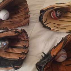 BASEBALL GLOVES 12.5 INCHES -- $40 EACH -- FIRM PRICE. 