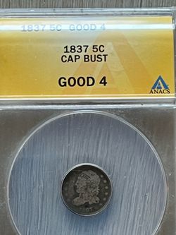 1837 capped bust 5c