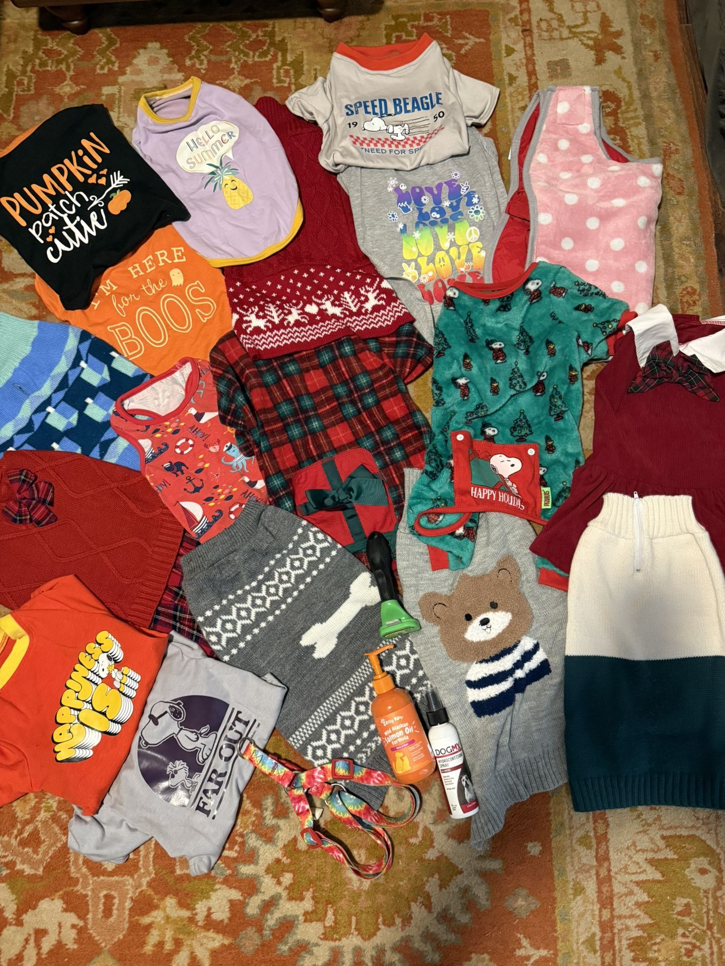 Lot of Dog clothes