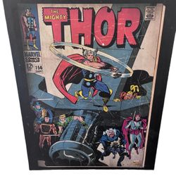 Canvas Thor Framed Picture 