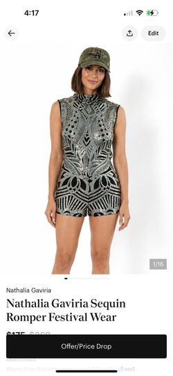 Nathalia Gaviria sequin festival wear