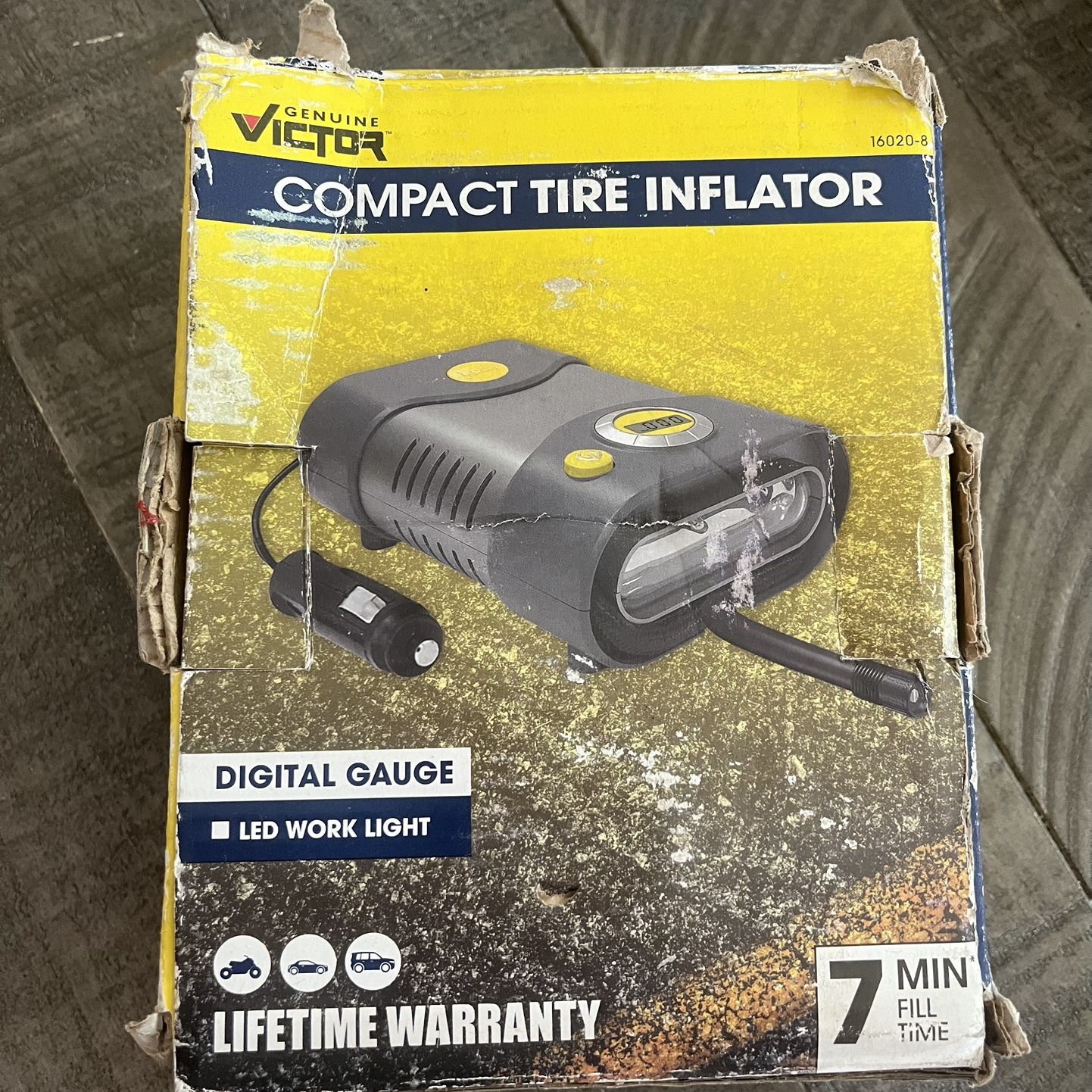 Victor Products Compact Tire Inflator Victor Products Compact Tire Inflator