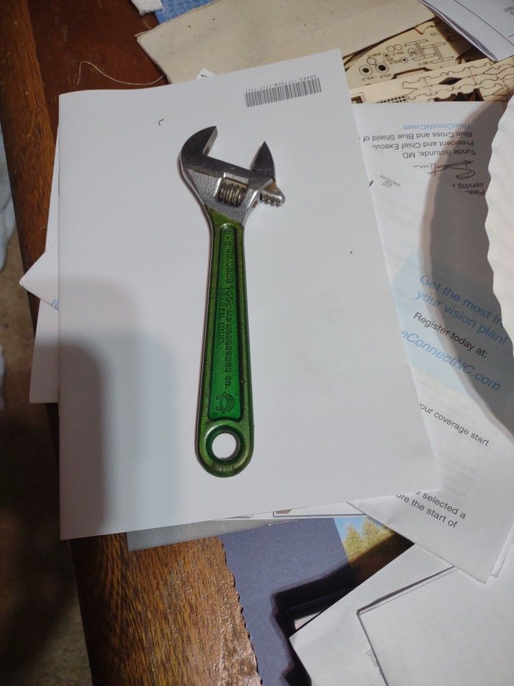 Diamond Tool And Horseshoe Co. adjustable wrench