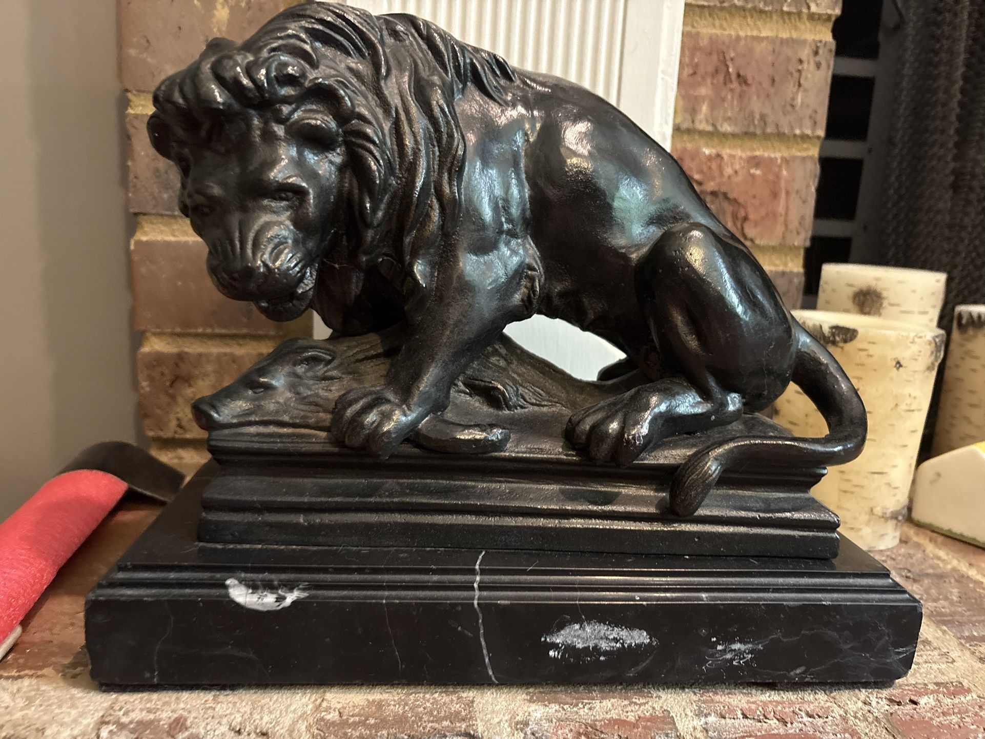 Antoine Louis-Bayern Marble Lion