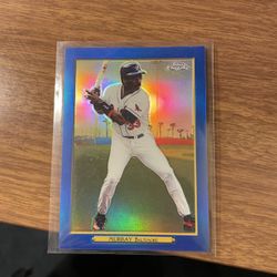 2020 Topps Update Eddie Murray Turkey Red Fathers Day Blue Refractor 