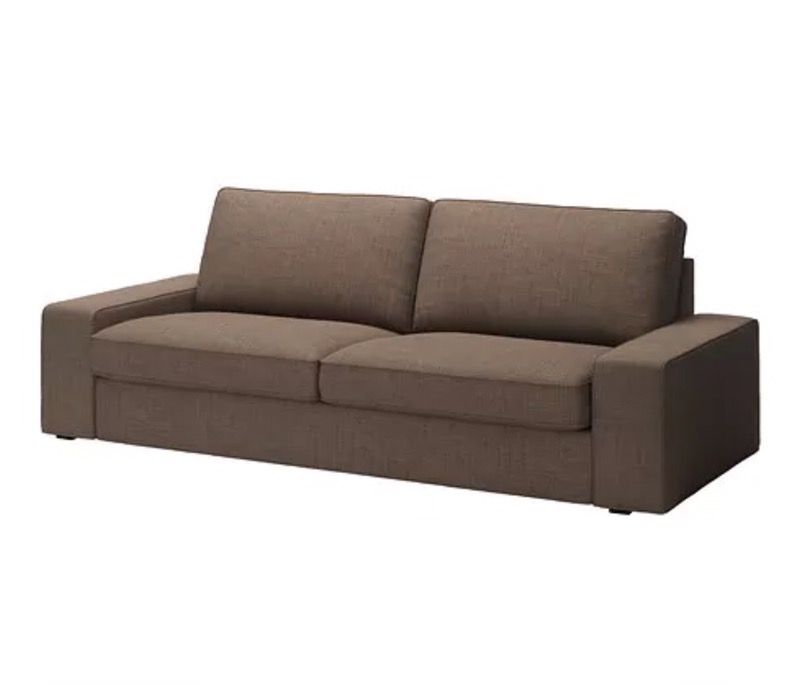 IKEA KIVIK 3 Seat Sofa Cover Slipcover Tullinge Dark Brown 002.003.58 (NEW)