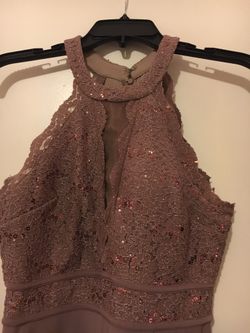 Beige Formal Dress