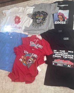 2 Graphic T Shirts Variety Size Small for this price