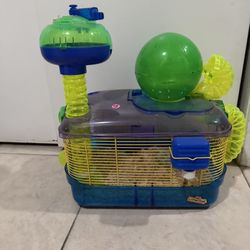 Hamster Cage With Extra Pieces