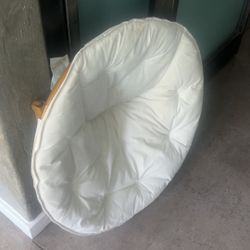 Gold And White Fold Hammock chair