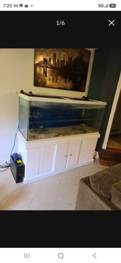 120 Gallon Fish tank with custom base