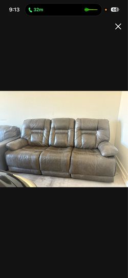 Gray Reclining Couch