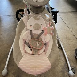 Baby Stroller And Baby Swing 