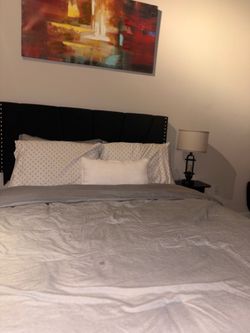 Velvet headboard (NEW)