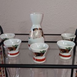 Antique Sake Set