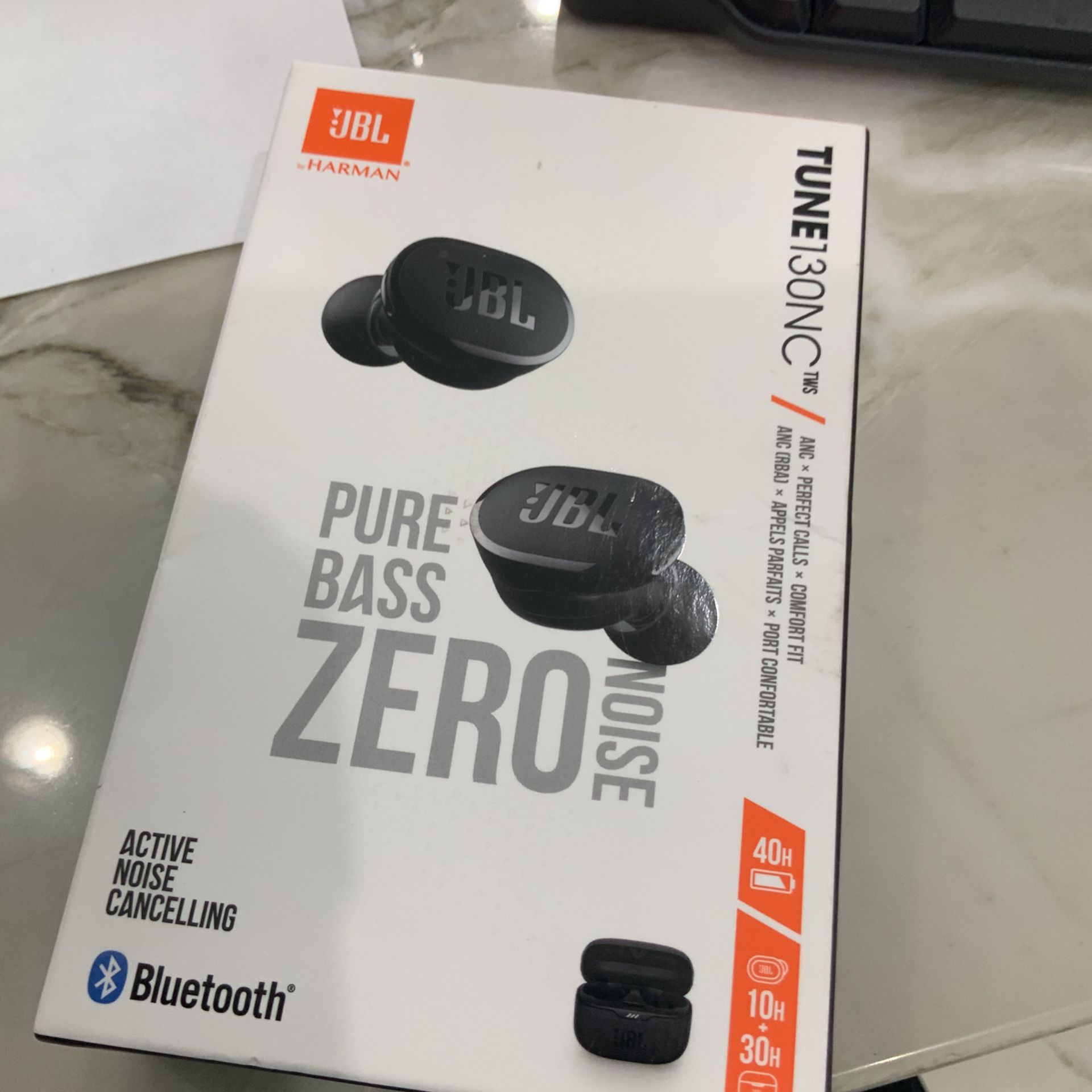 JBL Tune130NC Wireless Headphones Bluetooth Brand New Item 